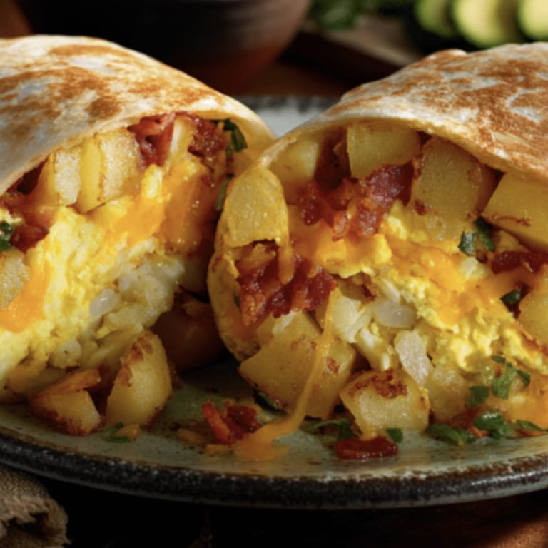 Delicious Breakfast Burrito